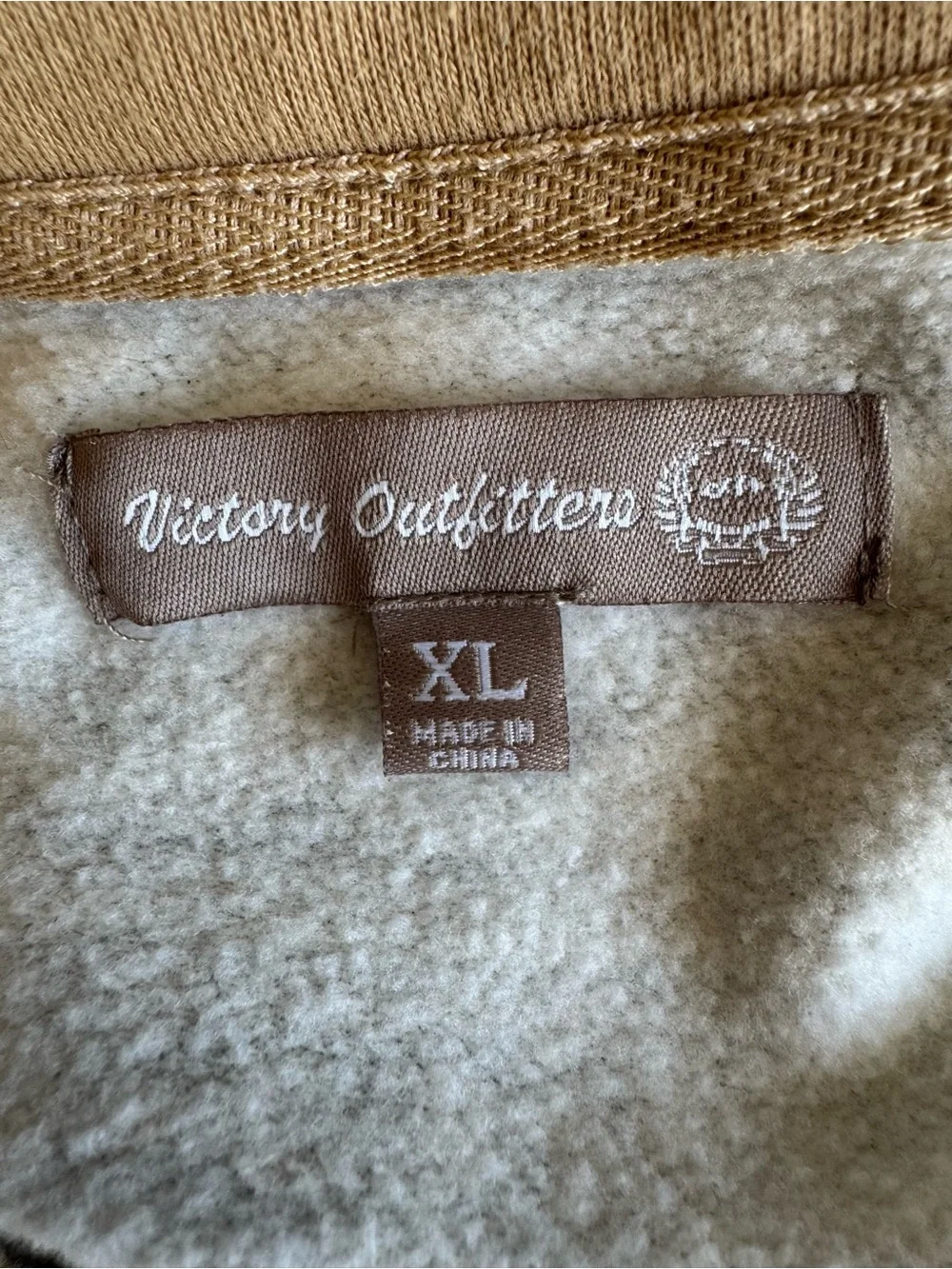 Victory Outfitters Southwestern Aztec 1/4 Zip Fleece Pullover Tan